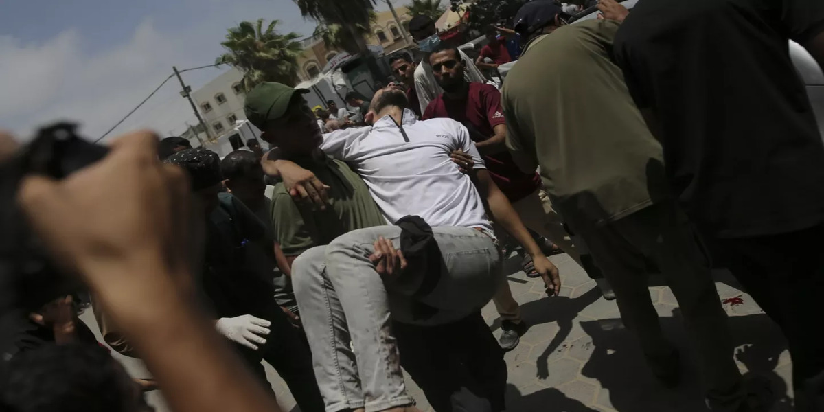At least 94 Palestinians are killed in heavy fighting in Gaza area around hostage rescue