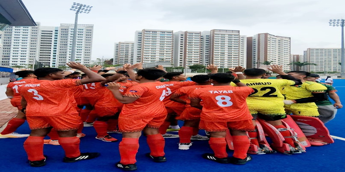 Bangladeshi men reach semis in AHF Cup Hockey