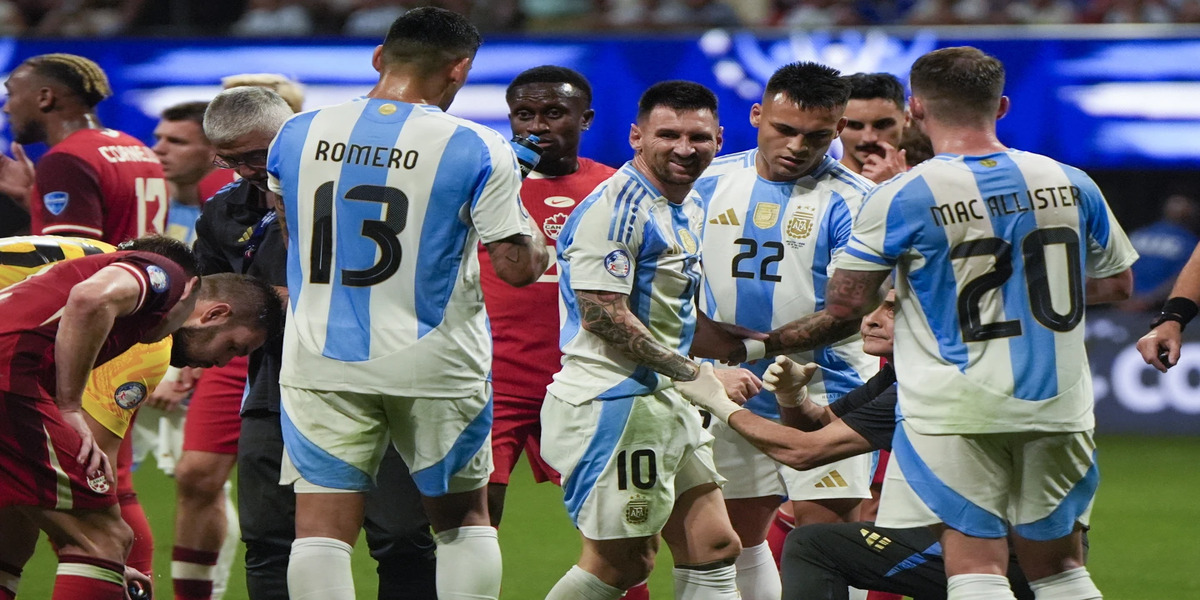 Messi and Argentina overcome Canada