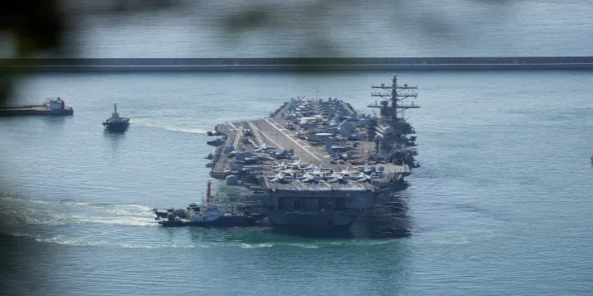 US aircraft carrier arrives in S. Korea for joint drills