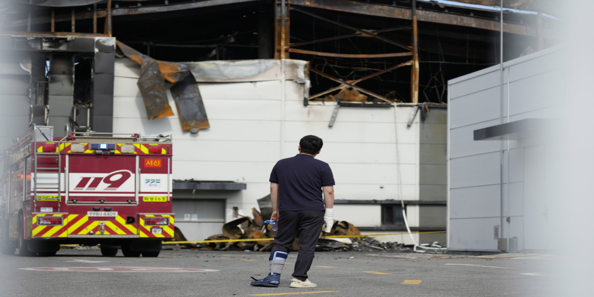 South Korean blaze killed 22, mostly Chinese