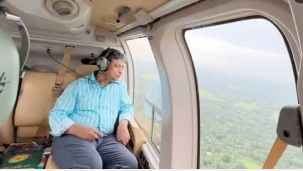 DB’s Harun conducts mock copter flight to get appraisal