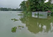 Jamuna keeps swelling, flowing 58cm above danger level in Sirajganj
