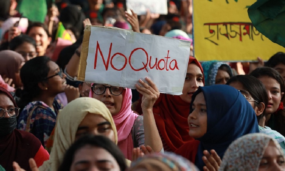 Massive anti-quota protests sweep across Bangladesh